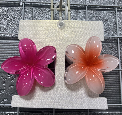 Flower Plastic Hair Accessories Claw Clip Multipurpose Durable