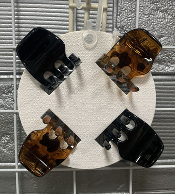 Tortoiseshell Plastic Hair Accessories Claw Portable For Women