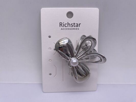 Durable Silver Metal Hair Accessories Butterfly Clips Multiscene