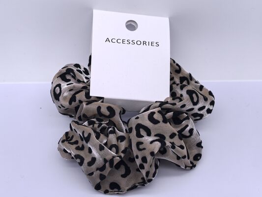 Durable Fabric Leopard Scrunchie Various Designs for Versatile Hair Accessories
