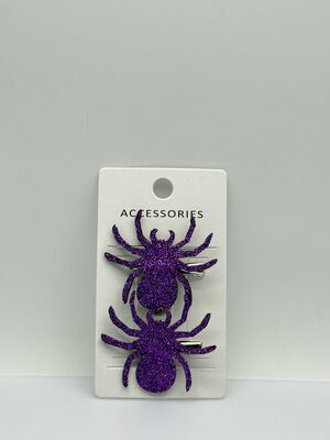 Various Styles Halloween Spider 2-Packs Hair Clip for Festival Atmosphere