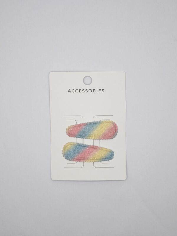 Adorable Girls Hair Clips In Colors with Matching Headbands